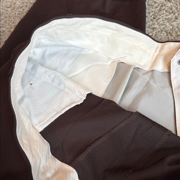 Paul Fredrick Chocolate Brown Dress Pants 44x28.5 - Picture 6 of 6